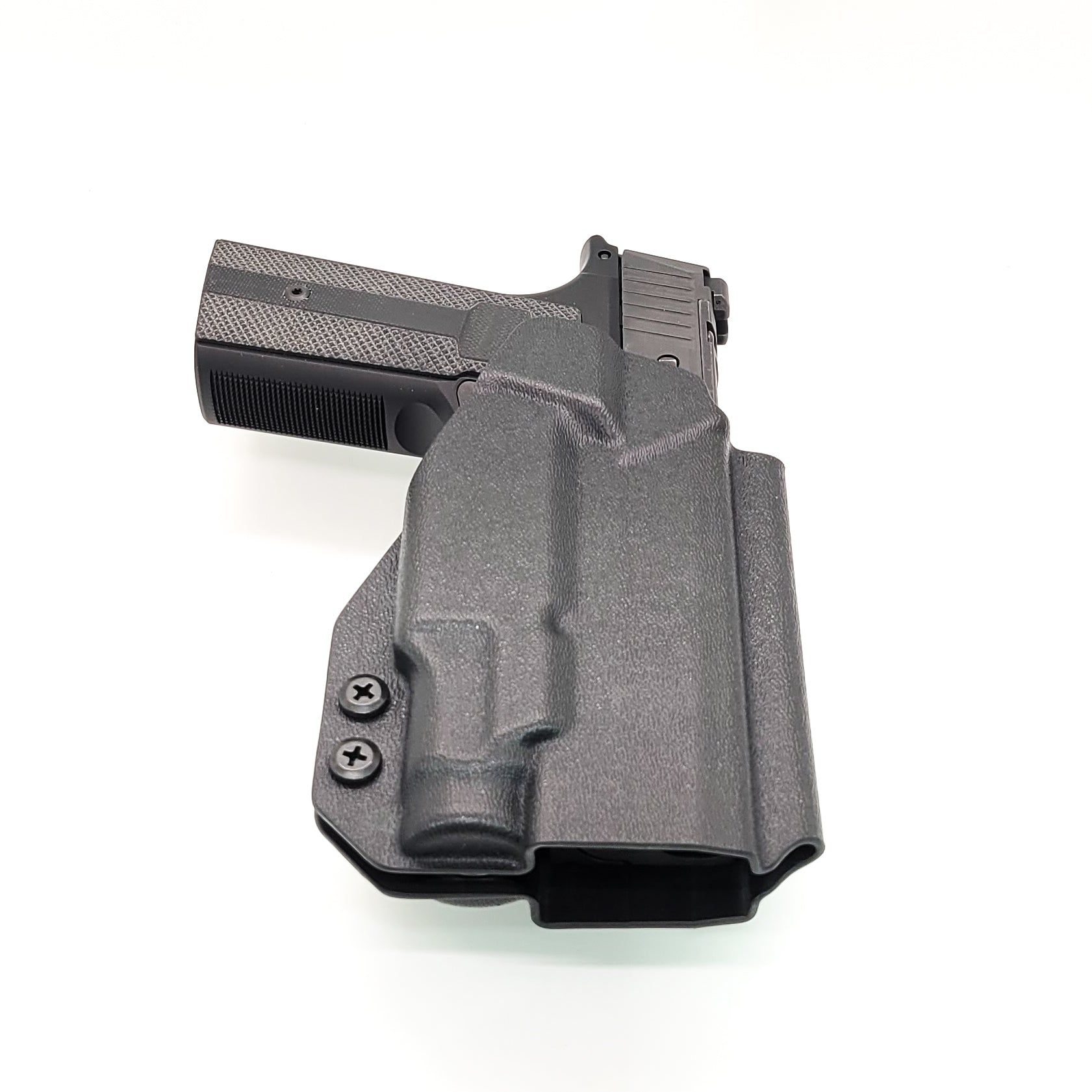 For the best OWB Holster for the Sig Sauer P365-XMACRO, P365 orP365XL & Mischief Machine Grip Module & Streamlight 1913 TLR-7 Sub, shop Four Brothers Holsters.