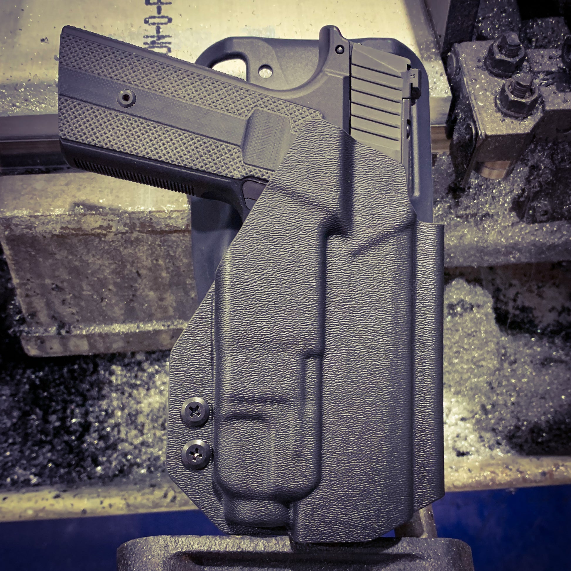 For the best OWB Sig Sauer P365-XMACRO, P365 or P365XL & Mischief Machine Module & Streamlight TLR-7 X or A Competition Holster, shop Four Brothers Holsters. 