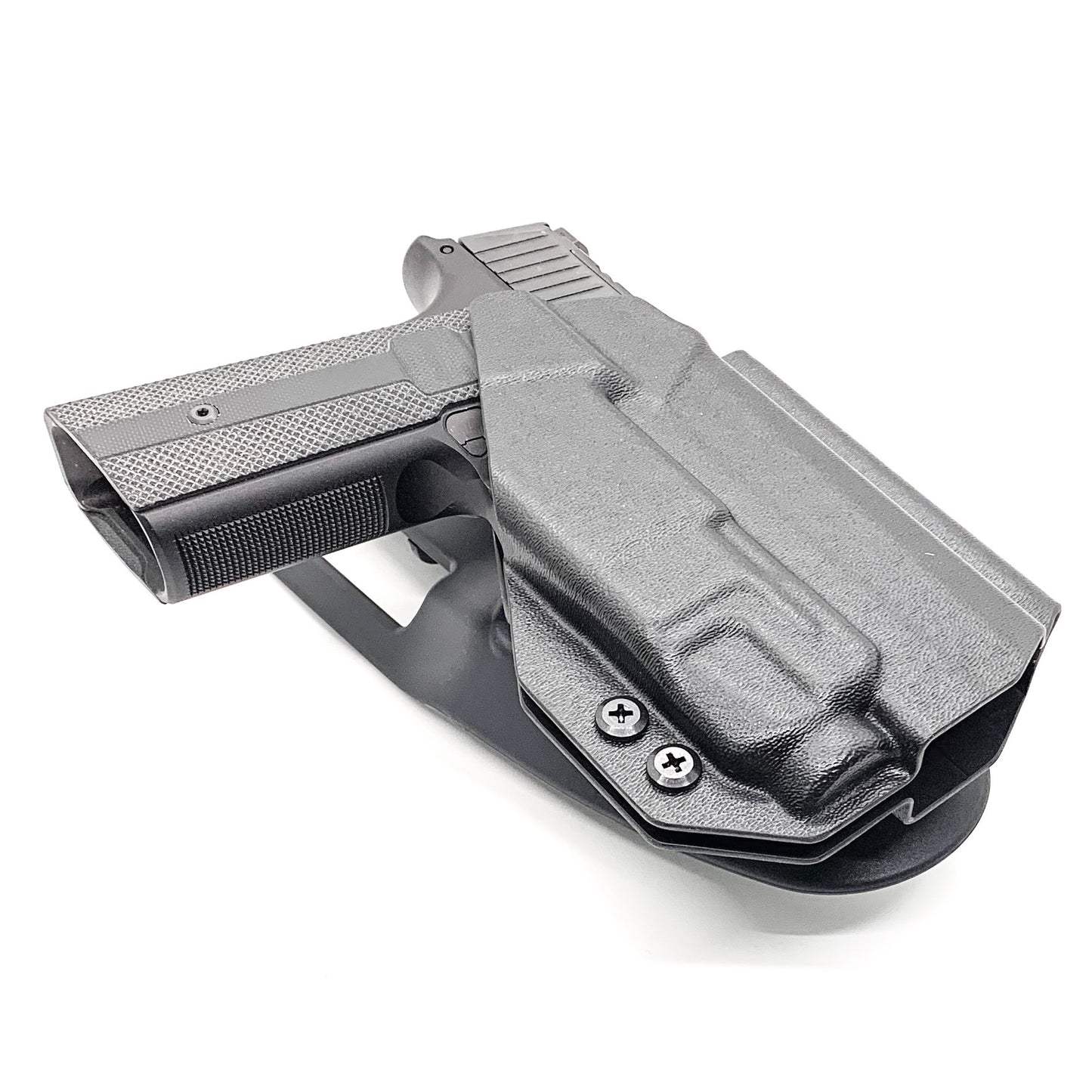 For the best OWB Sig Sauer P365-XMACRO, P365 or P365XL & Mischief Machine Module & Streamlight TLR-7 X or A Competition Holster, shop Four Brothers Holsters. 