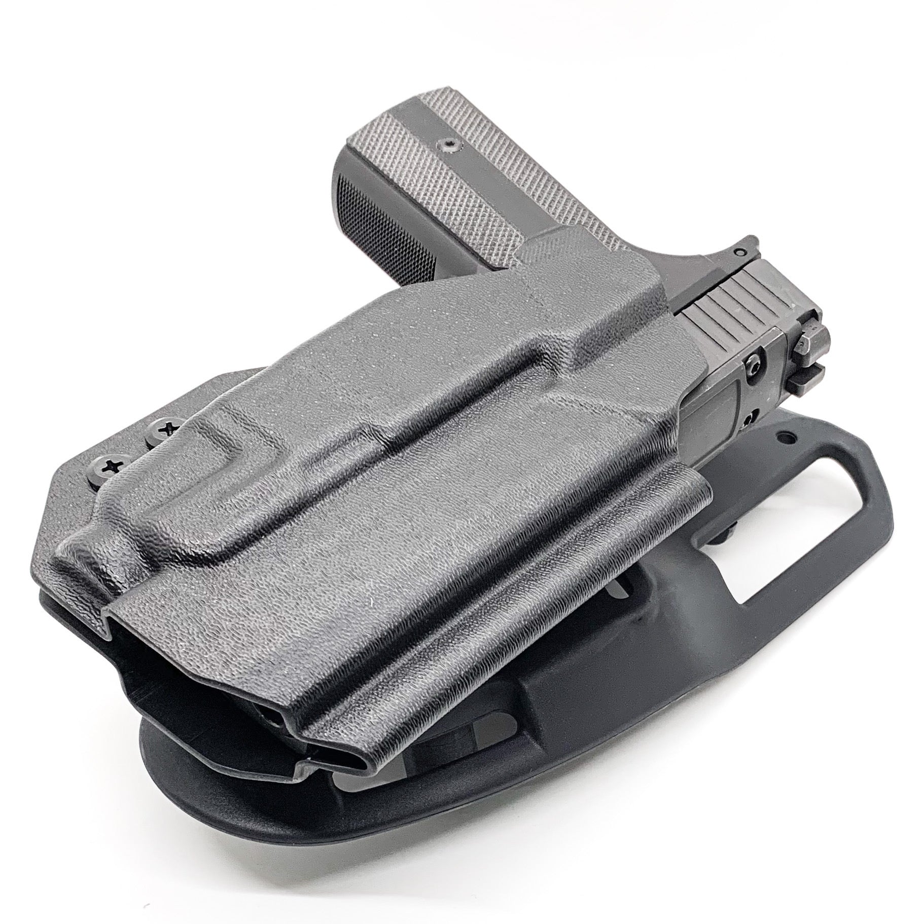 For the best OWB Sig Sauer P365-XMACRO, P365 or P365XL & Mischief Machine Module & Streamlight TLR-7 X or A Competition Holster, shop Four Brothers Holsters. 