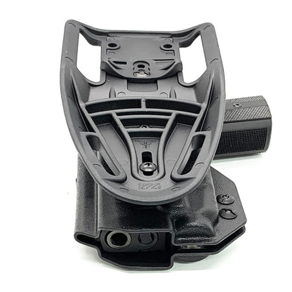For the best OWB Sig Sauer P365-XMACRO, P365 or P365XL & Mischief Machine Module & Streamlight TLR-7 X or A Competition Holster, shop Four Brothers Holsters. 