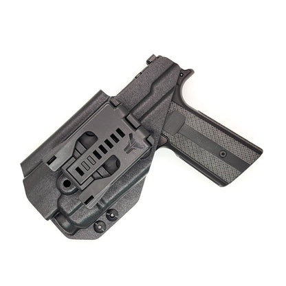 For the best OWB holster for the Sig Sauer P365-XMACRO, P365 or P365XL & Mischief Machine Module & Streamlight TLR-7 X, & TLR-7 A, shop Four Brothers Holsters.