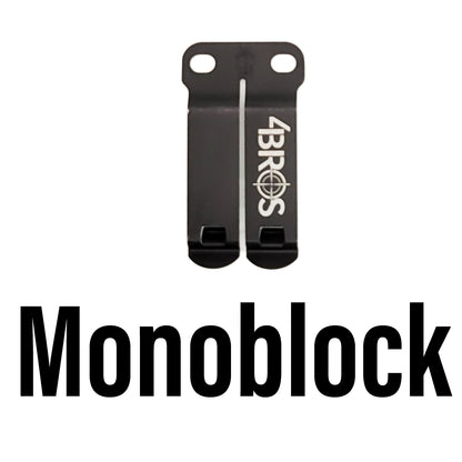 Monoblock belt attachment 