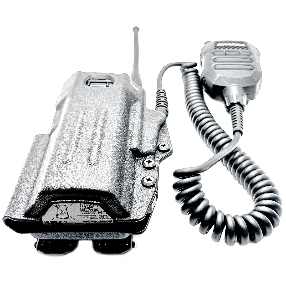 Motorola APX NEXT extended battery OWB & Molle radio holster