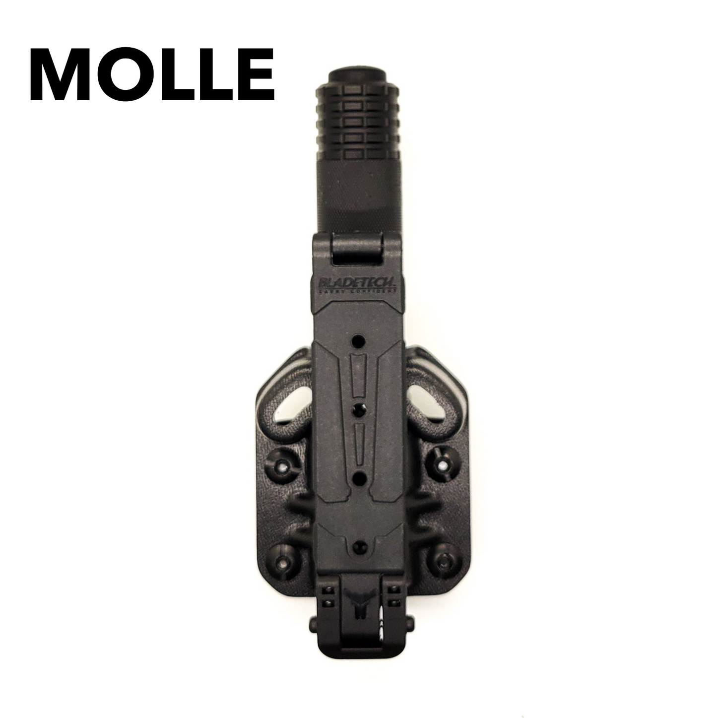 For the best Kydex Outside Waistband and Molle Compatible Nightstick USB-558XL and USB-588XL Flashlight Carrier, Holster, or Pouch, shop Four Brothers Holsters. The holster has adjustable retention & adjustable cant. Designed to be tough and durable to work in harsh conditions. 4BROS 4Brothers Holsters 588 XL 558 XL 