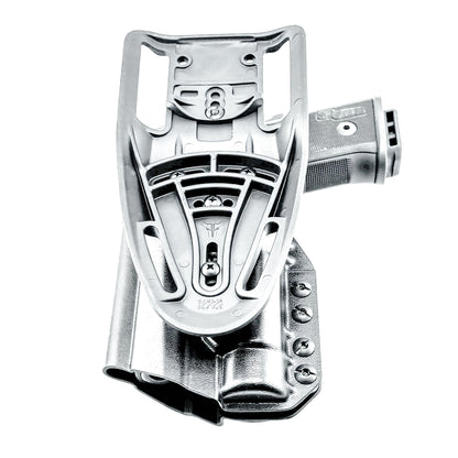 Light-Duty and Competition OWB holster for the Sig Sauer P211 GT4 and Streamlight TLR-1 HL or TLR-1 HP for Outside Waistband range & competition use.