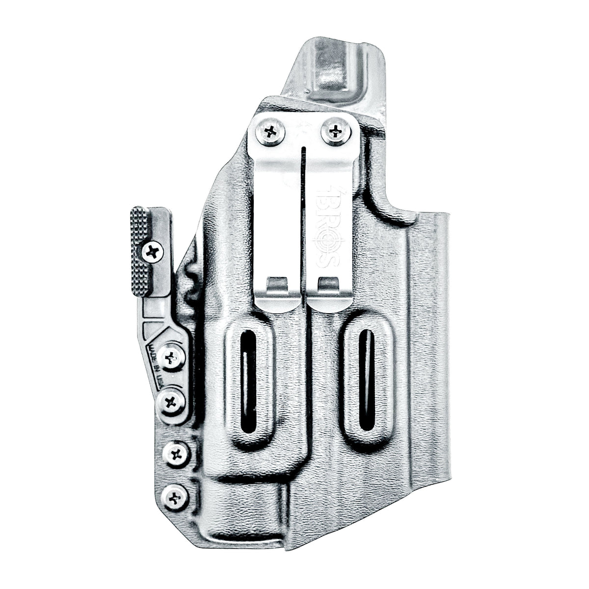 IWB holster for the Sig Sauer P211 GT4 and Streamlight TLR-1 HL or TLR-1 HP for Inside Waistband concealed carry. Optics-ready and adjustable retention.