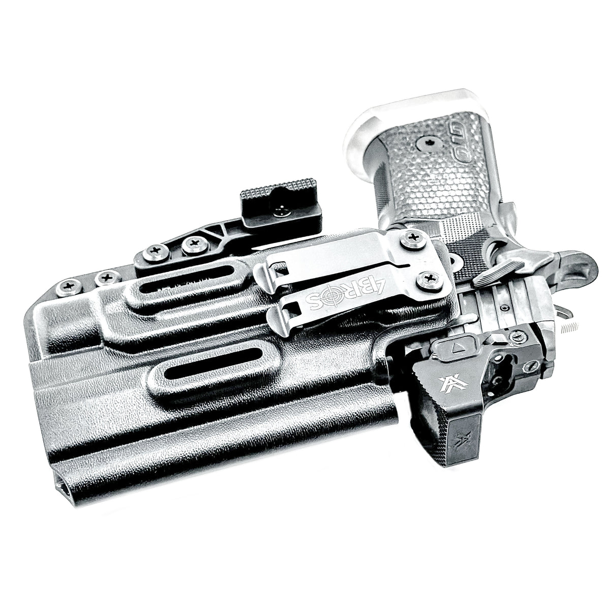 IWB holster for the Sig Sauer P211 GTO and Streamlight TLR-1 HL or TLR-1 HP for Inside Waistband concealed carry. Optics-ready and adjustable retention.