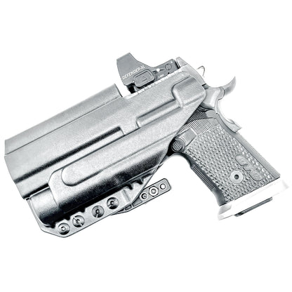 IWB holster for the Sig Sauer P211 GTO and Streamlight TLR-1 HL or TLR-1 HP for Inside Waistband concealed carry. Optics-ready and adjustable retention.