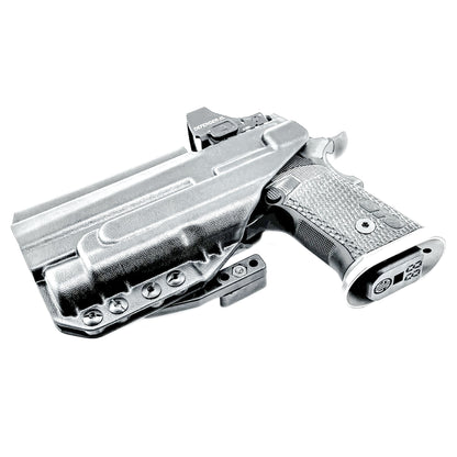 IWB holster for the Sig Sauer P211 GTO and Streamlight TLR-1 HL or TLR-1 HP for Inside Waistband concealed carry. Optics-ready and adjustable retention.