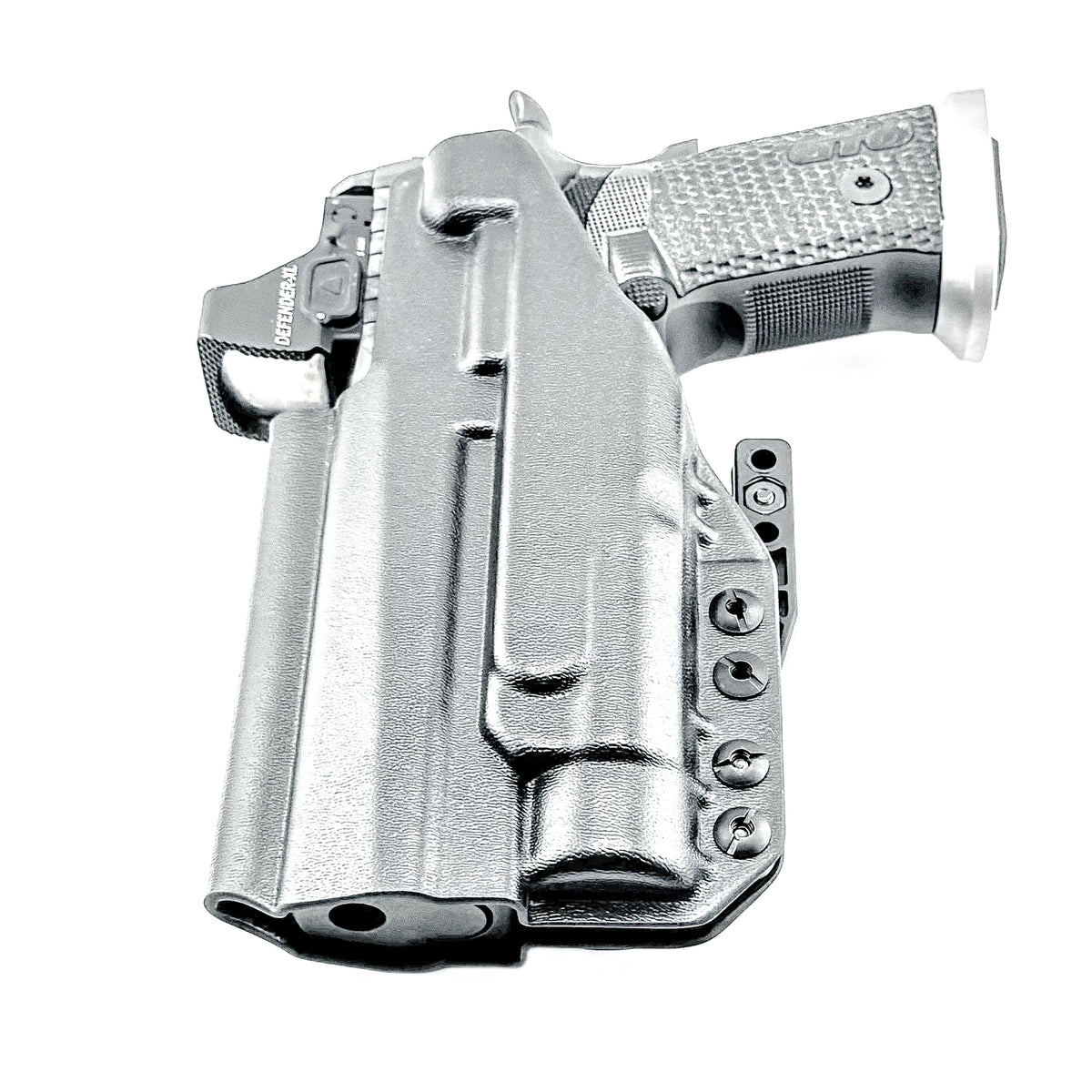IWB holster for the Sig Sauer P211 GTO and Streamlight TLR-1 HL or TLR-1 HP for Inside Waistband concealed carry. Optics-ready and adjustable retention.