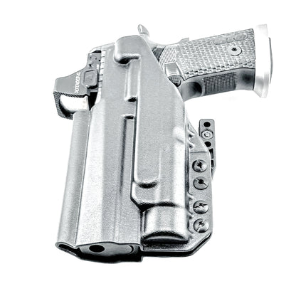 IWB holster for the Sig Sauer P211 GTO and Streamlight TLR-1 HL or TLR-1 HP for Inside Waistband concealed carry. Optics-ready and adjustable retention.