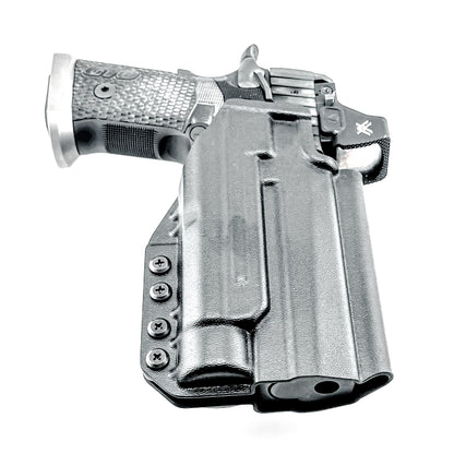 OWB holster for the Sig Sauer P211 GTO and Streamlight TLR-1 HL or TLR-1 HP for Outside Waistband carry. Optics-ready and adjustable retention.