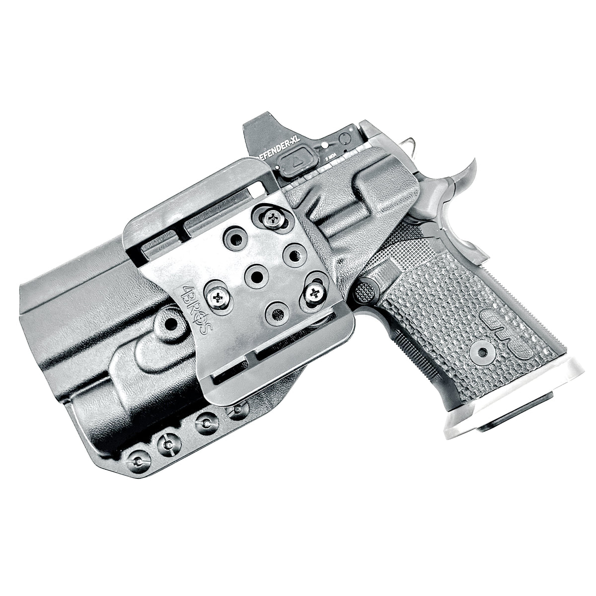 OWB holster for the Sig Sauer P211 GTO and Streamlight TLR-1 HL or TLR-1 HP for Outside Waistband carry. Optics-ready and adjustable retention.