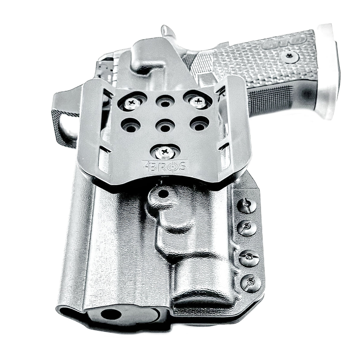 OWB holster for the Sig Sauer P211 GTO and Streamlight TLR-1 HL or TLR-1 HP for Outside Waistband carry. Optics-ready and adjustable retention.