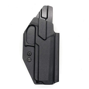 For the best outside waistband Kydex holster for the Sig Sauer P320 Full Size pistol shop Four Brothers Holsters.  Full sweat guard, adjustable retention, cleared for red dot sights. Proudly made in the USA.  Fits the P320 Nitron Full Size, M17, M18, XFull, XFive, XCarry Legion, X-VTAC, and XCompact.