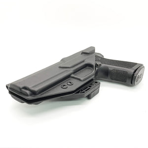 For the best inside Waistband Kydex holster designed to fit the Sig Sauer P320 Full size and M17 pistols shop Four Brothers Holsters. Full sweatguard, adjustable retention, adjustable ride height, and cant.  Minimal material, smooth edges to reduce printing, accommodates most red dot sights.  Proudly made in the USA.