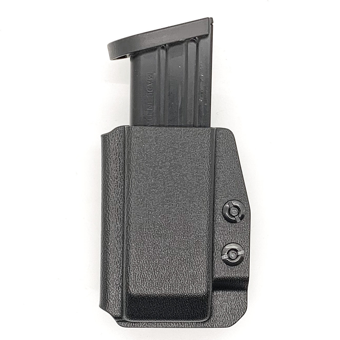 For the Best Kydex IWB AIWB appendix inside waistband magazine pouch carrier or holster for the Sig Sauer P320-XTEN 10mm, shop Four Brothers Holsters. Suitable for belt widths of 1 1/2" & 1 3/4". Adjustable retention. Appendix Carry IWB Carrier Holster XTEN X10 X TEN 10