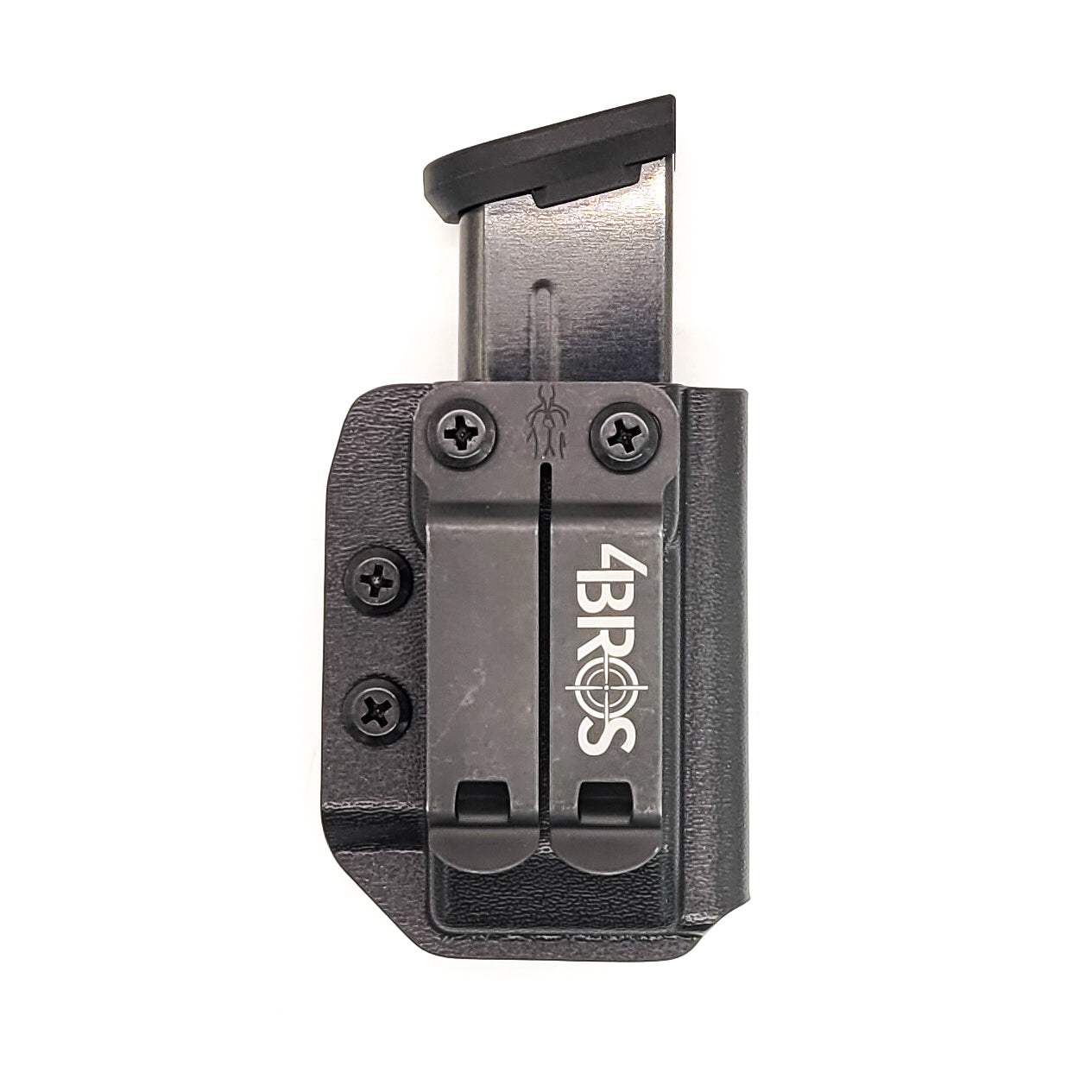 For the Best Kydex IWB AIWB appendix inside waistband magazine pouch for Sig P365-FUSE, shop Four Brothers Holsters. Suitable for belt widths of 1 1/2" & 1 3/4". Adjustable retention. Appendix Carry IWB Carrier Holster Hellcat Pro, Sig P365XL, P365-XMACRO, Glock 43X & 48, Smith and Wesson Equalizer, and Shield Plus

