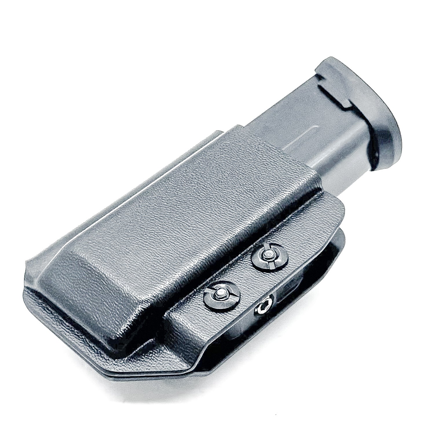Black Kydex IWB AIWB appendix inside waistband magazine pouch for Sig P365-XMACRO P365 X Macro from Four Brothers Holsters. Proudly made in the USA.