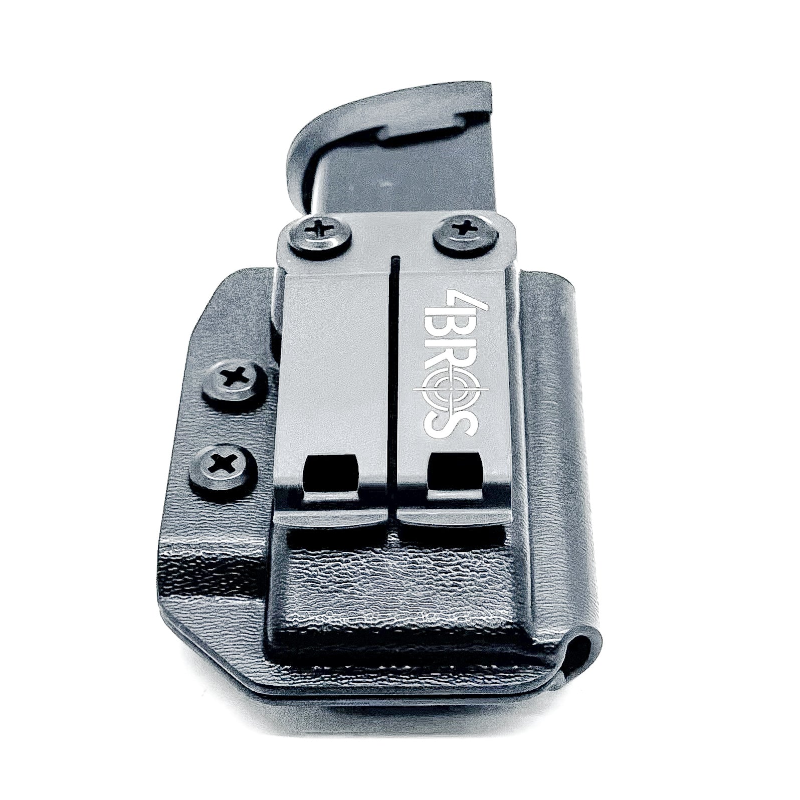 Black Kydex IWB AIWB appendix inside waistband magazine pouch for Sig P365-XMACRO P365 X Macro from Four Brothers Holsters. Proudly made in the USA.