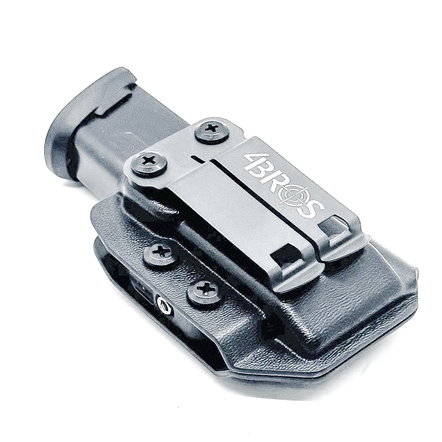Black Kydex IWB AIWB appendix inside waistband magazine pouch for Sig P365-XMACRO P365 X Macro from Four Brothers Holsters. Proudly made in the USA.