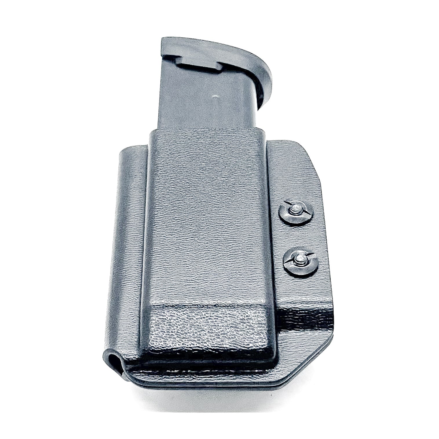Black Kydex IWB AIWB appendix inside waistband magazine pouch for Sig P365-XMACRO P365 X Macro from Four Brothers Holsters. Proudly made in the USA.