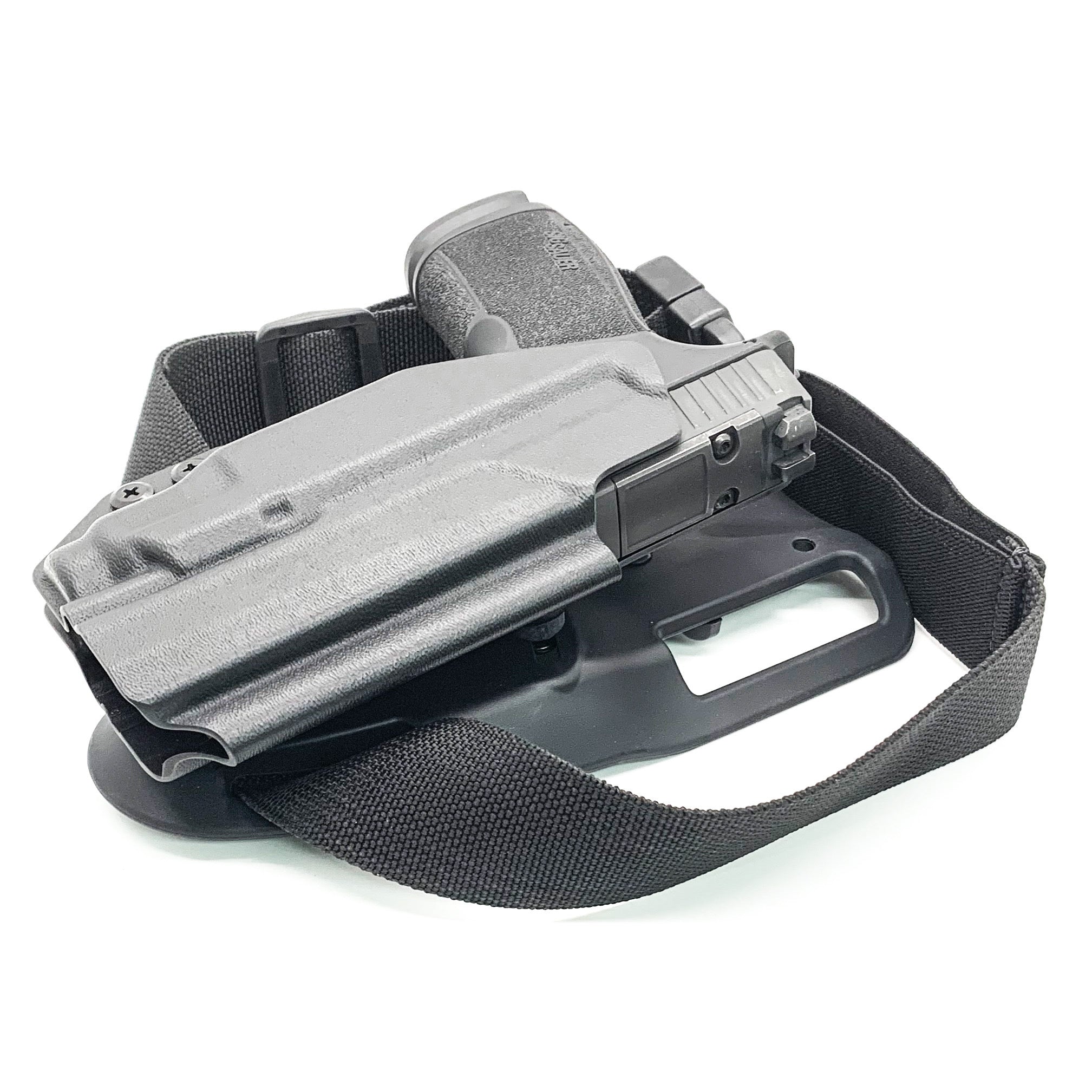 For the best Outside Waistband Duty & Competition Kydex Holster designed for the Sig Sauer P365-XMACRO or P365-XMACRO COMP with Streamlight TLR-7 Sub, shop Four Brothers Holsters.  Full sweat guard, adjustable retention, minimal material & smooth edges to reduce printing, cleared for red dot sights. Made in the USA. 