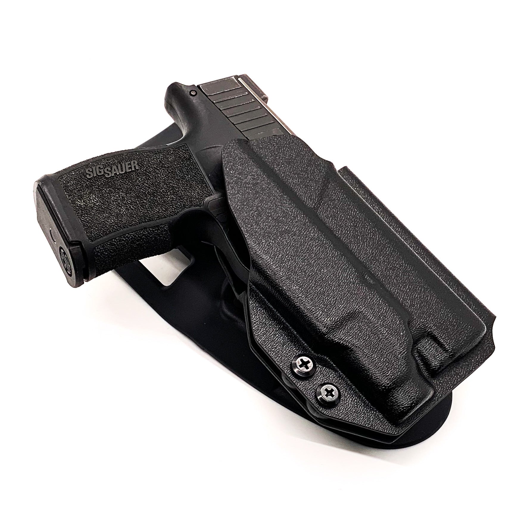 For the best Outside Waistband Duty & Competition Kydex Holster designed for the Sig Sauer P365XL with Streamlight TLR-7 Sub, shop Four Brothers Holsters.  Full sweat guard, adjustable retention, minimal material & smooth edges to reduce printing, profile cut for most red dot sights. Made in the USA. P 365 XL