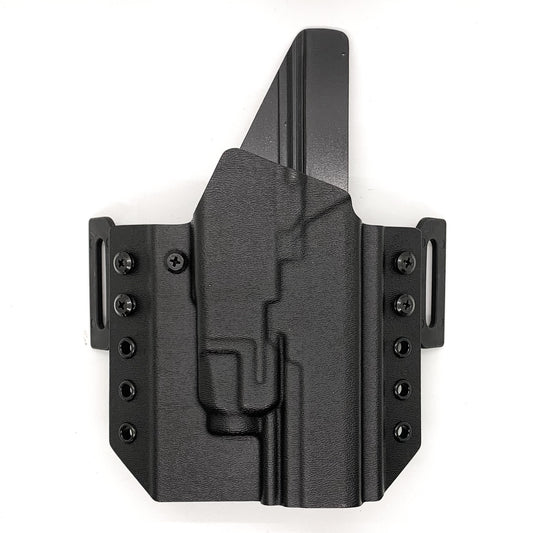 For the best Outside Waistband Kydex Pancake holster for the Walther PDP 5" Full Size, PDP Full Size Match 5", PDP Compact 5", PDP Pro SD Compact 4.6" & PDP Pro SD 5.1" with the Streamlight TLR-7, TLR-7A or TLR-7 X, shop Four Brothers Holsters. Open Muzzle, Full Sweat Guard, Adjustable retention, Optic & Red Dot ready