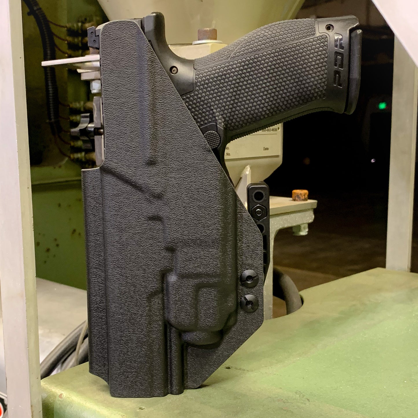 For the best concealed carry Inside Waistband IWB AIWB Holster designed to fit the Walther PDP Compact 5" pistol with Streamlight TLR-7A or TLR-7 on the firearm, shop Four Brothers Holsters. Cut for red dot sight, full sweat guard, adjustable retention & open muzzle for threaded barrels & compensators.