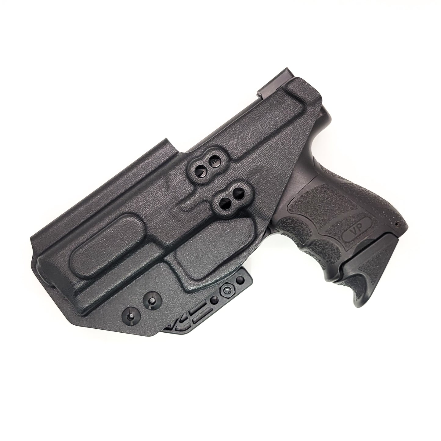 For the best Inside waistband Appendix AIWB IWB kydex holster designed to fit the H&K HK VP9 and VP9SK, shop Four Brothers Holsters. Full sweat guard, adjustable retention, cleared for red dot sights and optics.  Smooth edges to reduce printing. Made in the USA Heckler and Koch 4BROS VP 9 V P 9 SK S K