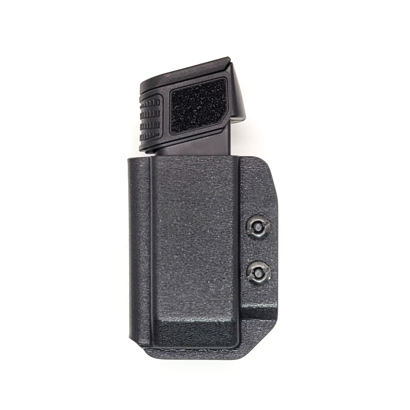 For the Best, most comfortable, Kydex IWB AIWB appendix inside waistband magazine pouch for FN Reflex, shop Four Brothers Holsters. Suitable for belt widths of 1 1/2" & 1 3/4". Adjustable retention. Appendix Carry Carrier Holster Hellcat Pro, Sig P365XL, Glock 43X & 48, Smith and Wesson Equalizer, and Shield Plus 9mm.
