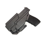 Inside Waistband Holster designed to fit the Springfield Hellcat Pro pistol with the Streamlight TLR-7 & TLR-7A light mounted to the handgun. The holster retention is on the light itself and not the pistol. Full sweat guard, adjustable retention, minimal material, and smooth edges to reduce printing. Made in the USA.