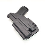 Inside Waistband Holster designed to fit the Glock 43X MOS, 48 MOS, 43X Rail, and 48 Rail pistols with the Streamlight TLR-7 Sub light mounted to the handgun. Full sweat guard, adjustable retention, minimal material and smooth edges to reduce printing. Made in the USA. Glock 43 X MOS,48 MOS 43 X Rail and 48 Rail