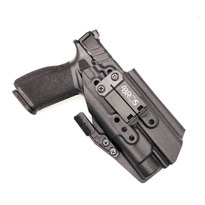 For the best IWB Inside Waistband Holster designed to fit the Springfield Armory Echelon and Streamlight TLR-7A, shop Four Brothers Holsters. Full sweat guard, adjustable retention, clear dor a red dot sight, minimal material & smooth edges to reduce printing. Proudly made in the USA by veterans and law enforcement.