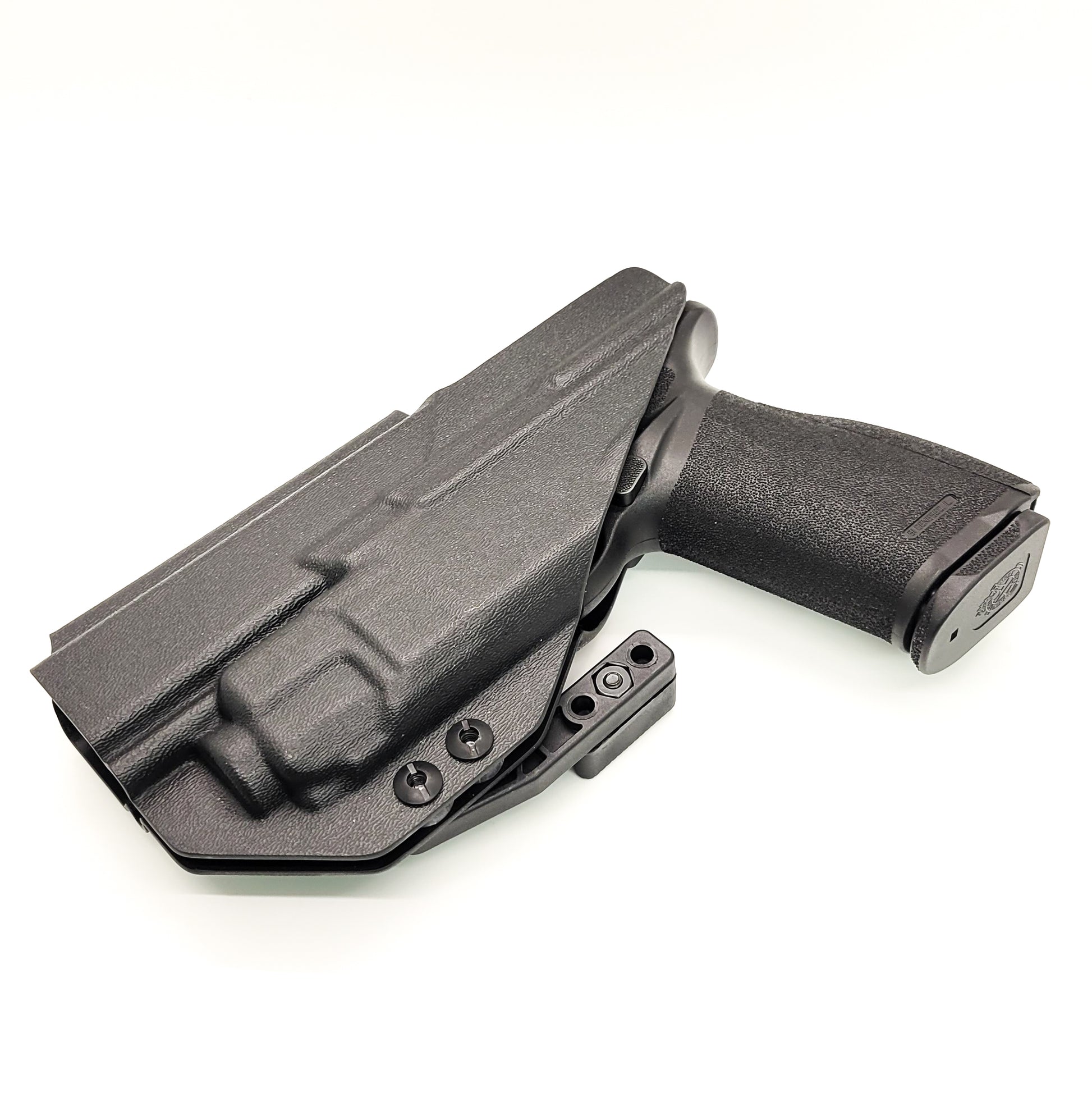 For the best IWB Inside Waistband Holster designed to fit the Springfield Armory Echelon and Streamlight TLR-8A, shop Four Brothers Holsters. Full sweat guard, adjustable retention, clear dor a red dot sight, minimal material & smooth edges to reduce printing. Proudly made in the USA by veterans and law enforcement.