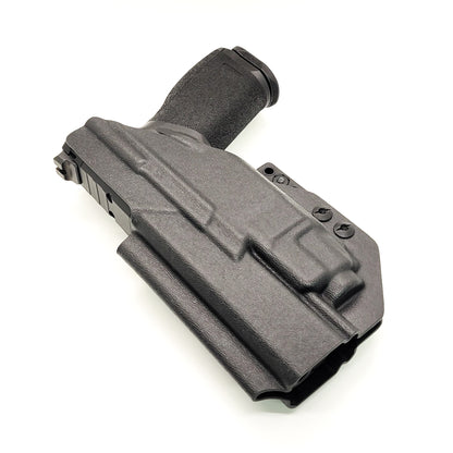 For the best IWB Inside Waistband Holster designed to fit the Springfield Armory Echelon and Streamlight TLR-8A, shop Four Brothers Holsters. Full sweat guard, adjustable retention, clear dor a red dot sight, minimal material & smooth edges to reduce printing. Proudly made in the USA by veterans and law enforcement.