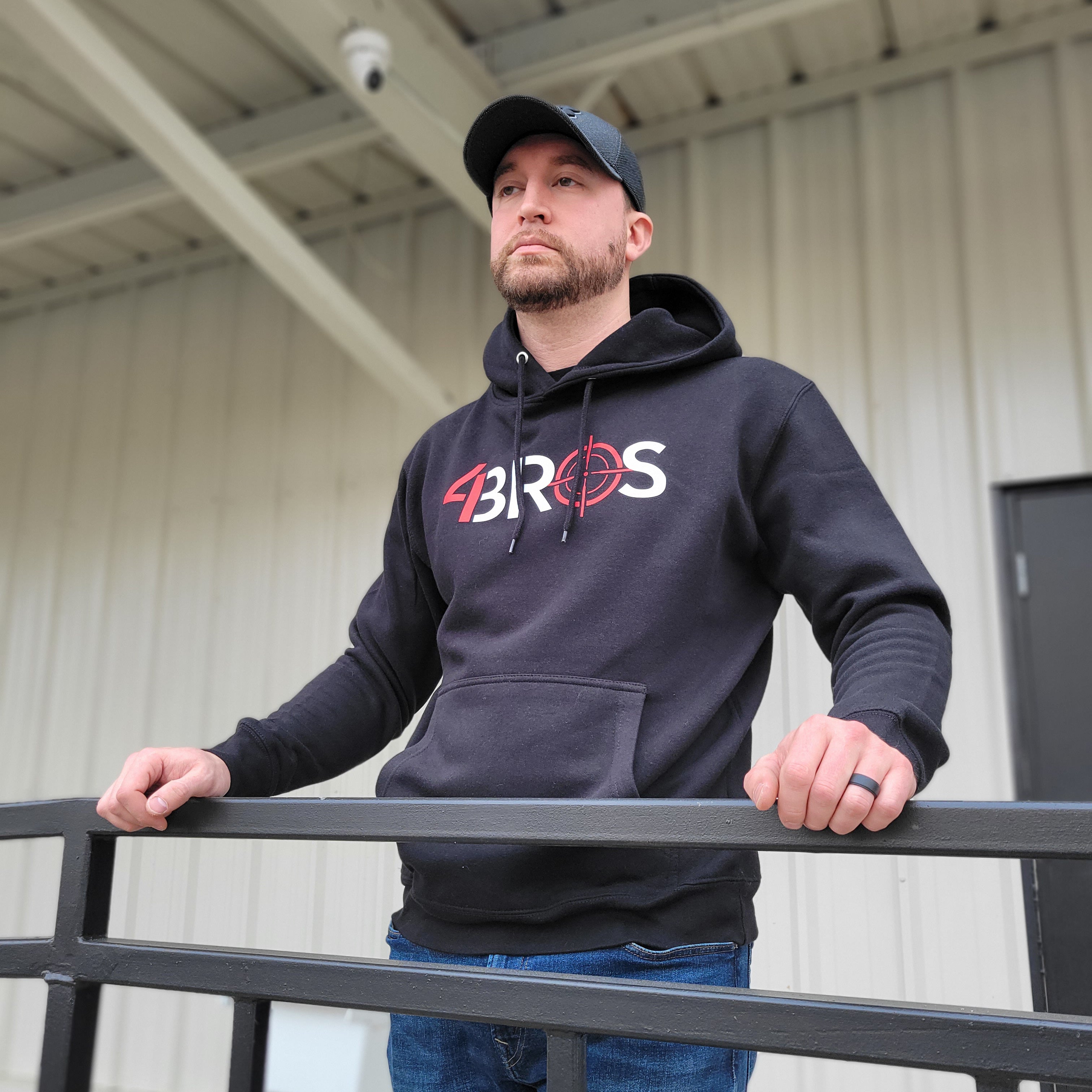Introducing the Four Brothers Classic Mid-Weight Black Hoodie designed for comfort, style, and sustainability. This unisex hoodie offers an incredibly soft feel and balance between warmth and breathability. Everyday Comfort and Concealed Carry, this hoodie is perfect for concealed firearm carry. Printed in Logansport 