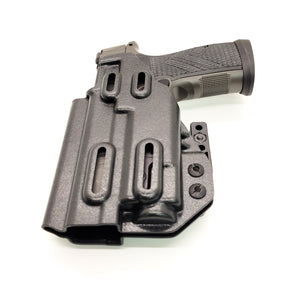 For the best Inside Waistband AIWB IWB Kydex Holster designed to fit the Sig Sauer P365-AXG LEGION with Streamlight TLR-7 or TLR-7A & TLR-7X, shop Four Brothers Holsters. Full sweat guard, adjustable retention, smooth for reduced printing. Made in the USA. Open muzzle for threaded barrels, cleared for red dot sights.