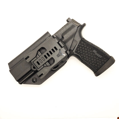 For the 2024 best Outside Waistband OWB Kydex Holster designed to fit the Sig Sauer P365-FUSE handgun, shop Four Brothers 4BROS Holsters. Full sweat guard, adjustable retention. Open muzzle for threaded barrel and cleared for red dot sights. P 365 FUSE Pistol Holsters 4Bros Four Brother Made in the USA