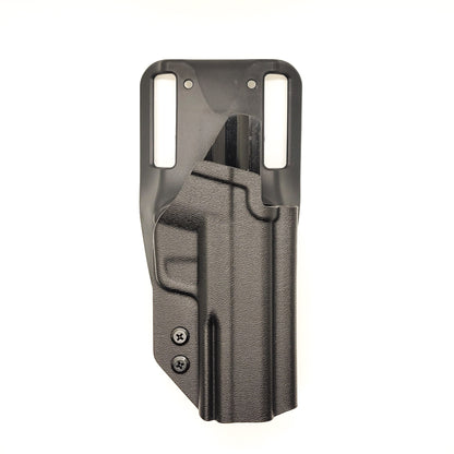 For the best Outside Waistband Duty & Competition Kydex Holster designed to fit the Sig Sauer P365-FUSE, P365-XMACRO XMACRO COMP, P365-XMACRO TACOPS, and P365-XMACRO COMP ROMEOZERO ELITE handgun, shop Four Brothers Holsters. Full sweat guard, adjustable retention, Open muzzle, cut for red dot sight. P 365 FUSE