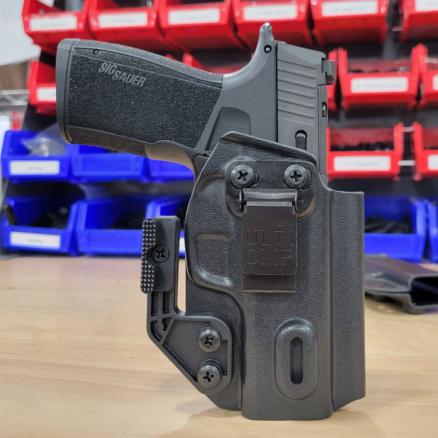 For the 2023 best Inside Waistband IWB AIWB Kydex Holster designed to fit the Sig Sauer P365-XMACRO COMP, P365-XMACRO, P365-XMACRO TACOPS, and P365-XMACRO COMP ROMEOZERO ELITE handgun, shop Four Brothers Holsters.  Full sweat guard, adjustable retention. Open muzzle for threaded barrel and cleared for red dot sights. 