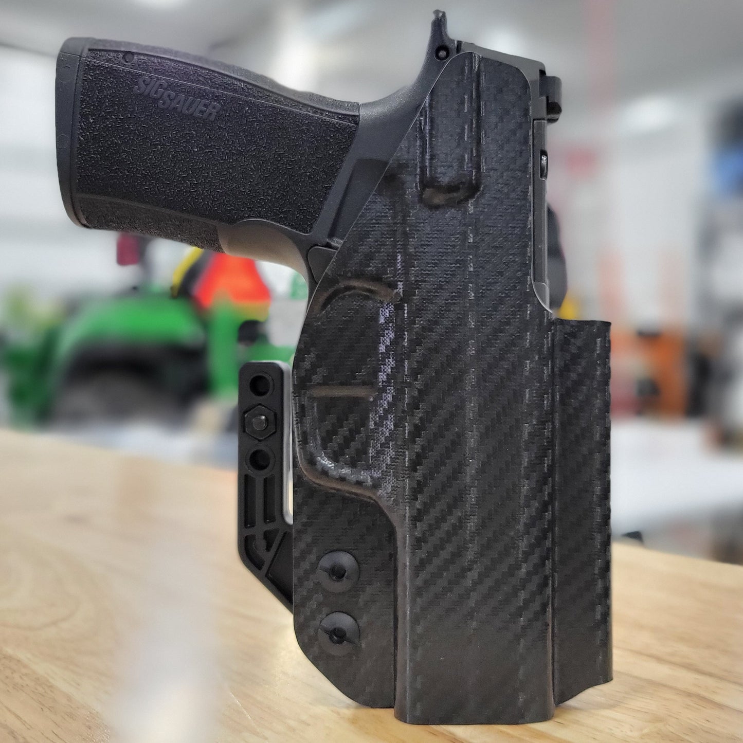 For the 2023 best Inside Waistband IWB AIWB Kydex Holster designed to fit the Sig Sauer P365-XMACRO COMP, P365-XMACRO, P365-XMACRO TACOPS, and P365-XMACRO COMP ROMEOZERO ELITE handgun, shop Four Brothers Holsters.  Full sweat guard, adjustable retention. Open muzzle for threaded barrel and cleared for red dot sights. 