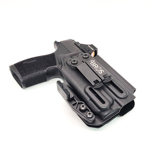 For the best, most comfortable, IWB AIWB Inside Waistband Kydex Holster designed to fit the Sig Sauer P365-XMACRO COMP with Streamlight TLR-7 or TLR-7A, shop Four Brothers Holsters.  Full sweat guard, adjustable retention. Made in the USA. Open muzzle for threaded barrels, cleared for red dot sights.