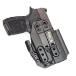 Inside Waistband IWB AIWB Kydex Holster designed to fit the Sig Sauer P320 Compact, Carry or M18 pistols with the Streamlight TLR-7 or TLR-7A light mounted to the pistol. Full sweat guard, adjustable retention, minimal material, and smooth edges to reduce printing. Cleared for red dot sights. Proudly made in the USA.