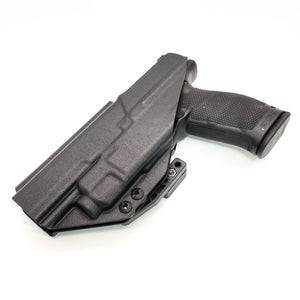 For the best concealed carry Inside Waistband IWB AIWB Holster designed to fit the Walther PDP Compact 5" pistol with Streamlight TLR-7A or TLR-7 on the firearm, shop Four Brothers Holsters. Cut for red dot sight, full sweat guard, adjustable retention & open muzzle for threaded barrels & compensators.