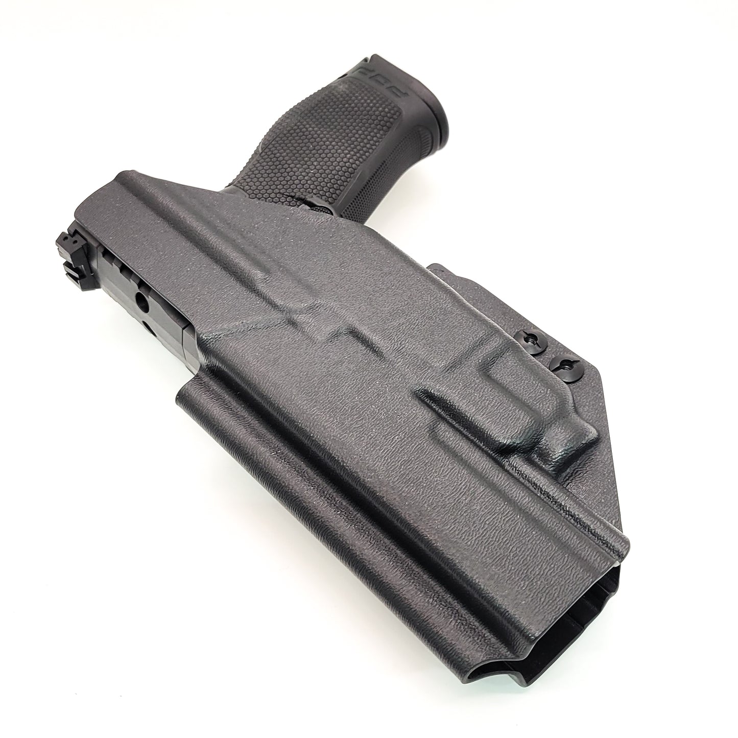 For the best concealed carry Inside Waistband IWB AIWB Holster designed to fit the Walther PDP Compact 5" pistol with Streamlight TLR-7A or TLR-7 on the firearm, shop Four Brothers Holsters. Cut for red dot sight, full sweat guard, adjustable retention & open muzzle for threaded barrels & compensators.