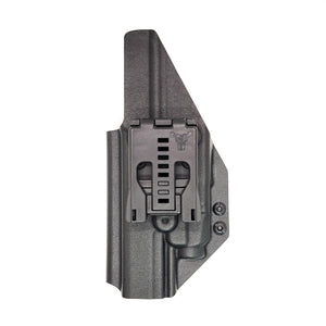 For the best Outside Waistband Taco Style Holster designed to fit the Walther PDP Compact 5" pistol with the Streamlight TLR-7A or TLR-7 mounted on the firearm, shop Four Brothers Holsters. Cut for red dot sight, full sweat guard, adjustable retention & open muzzle for threaded barrels & compensators. 