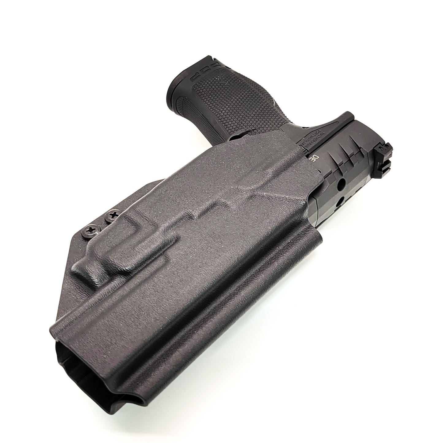 For the best Outside Waistband Taco Style Holster designed to fit the Walther PDP Pro SD 4.6" pistol with the Streamlight TLR-7A or TLR-7 mounted on the firearm, shop Four Brothers Holsters. Cut for red dot sight, full sweat guard, adjustable retention & open muzzle for threaded barrels & compensators. 